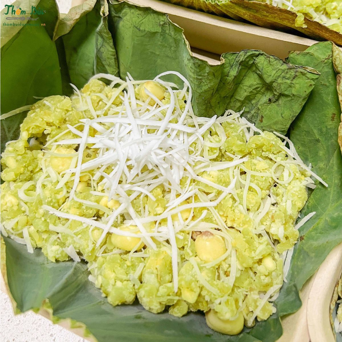 Xôi cốm hạt sen