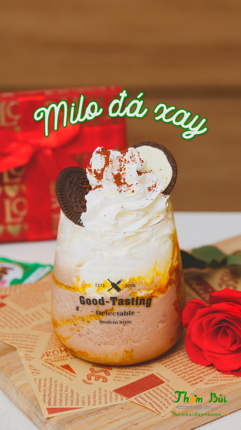 Cách làm Milo đá xay thơm ngon và hấp dẫn