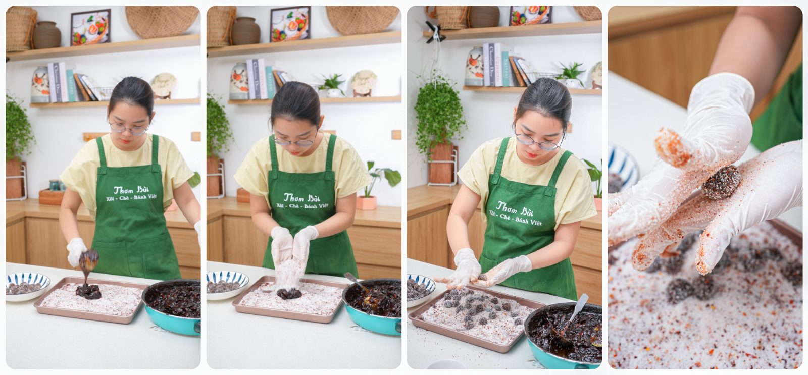 tạo hình kẹo me cay