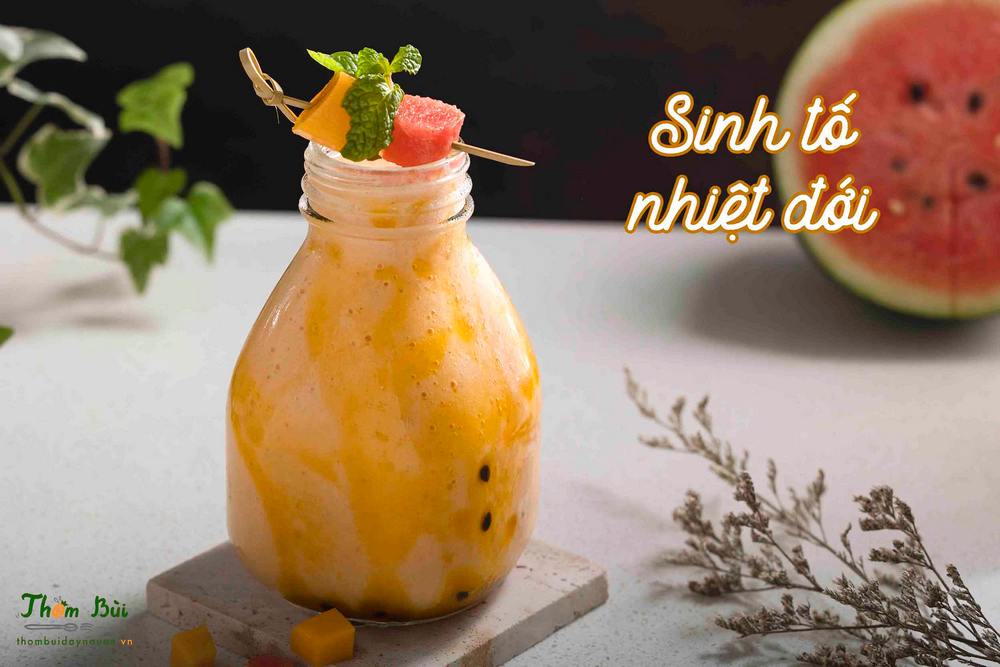 Cách làm sinh tố nhiệt đới tươi mát và bổ dưỡng cho mùa hè