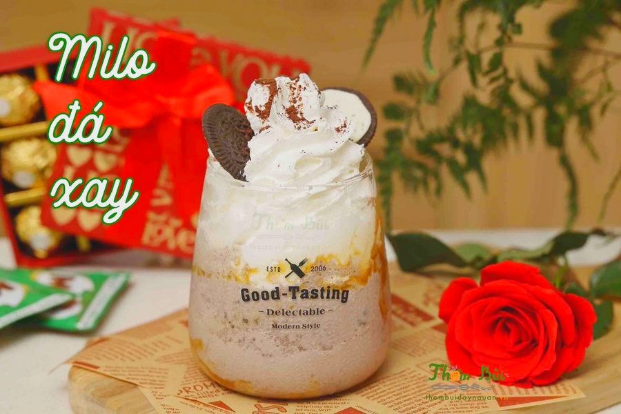 Tuyệt chiêu tạo Milo đá xay thơm ngon và hấp dẫn