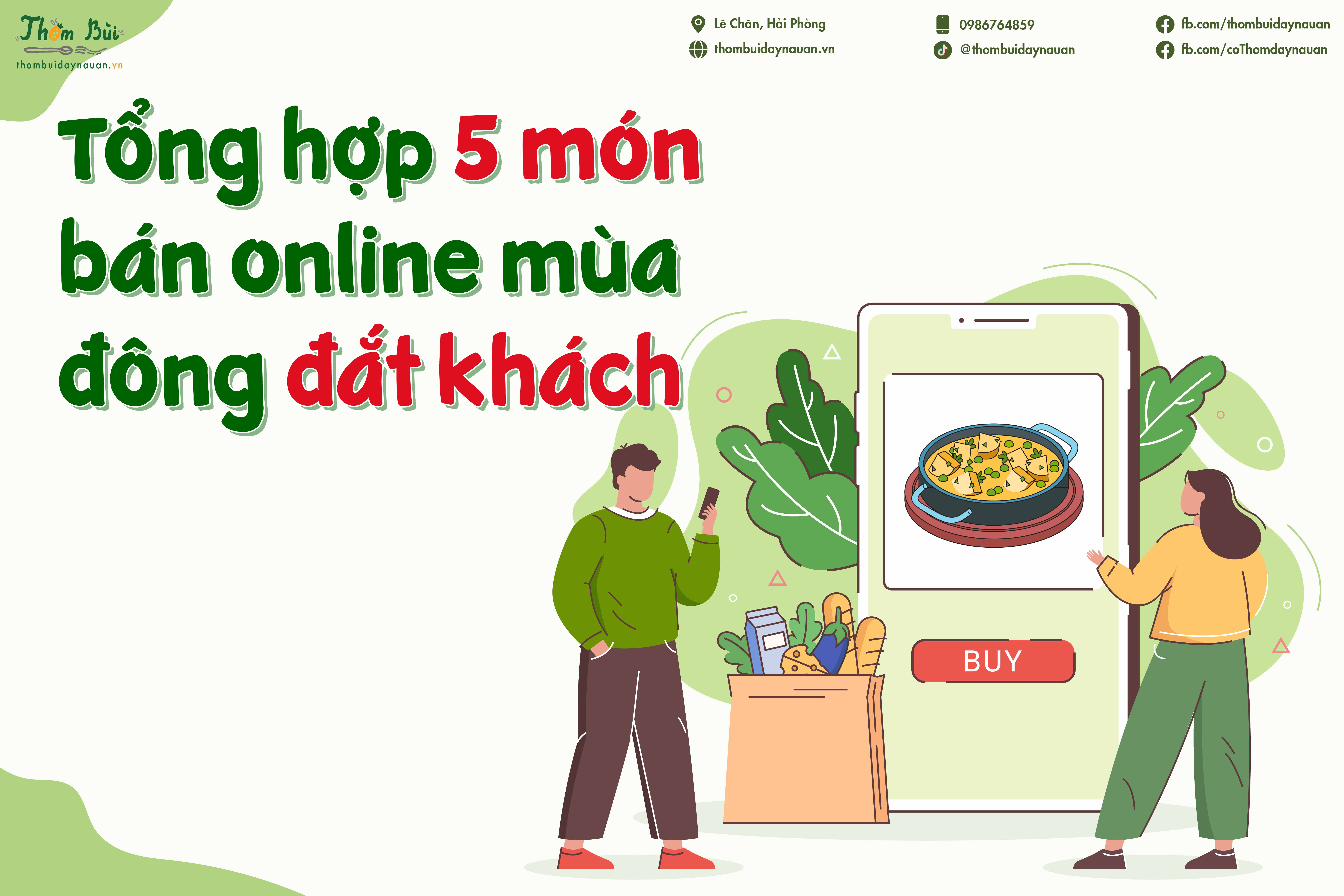 Tổng hợp 5 món bán online mùa đông đắt khách, vốn ít lãi cao 
