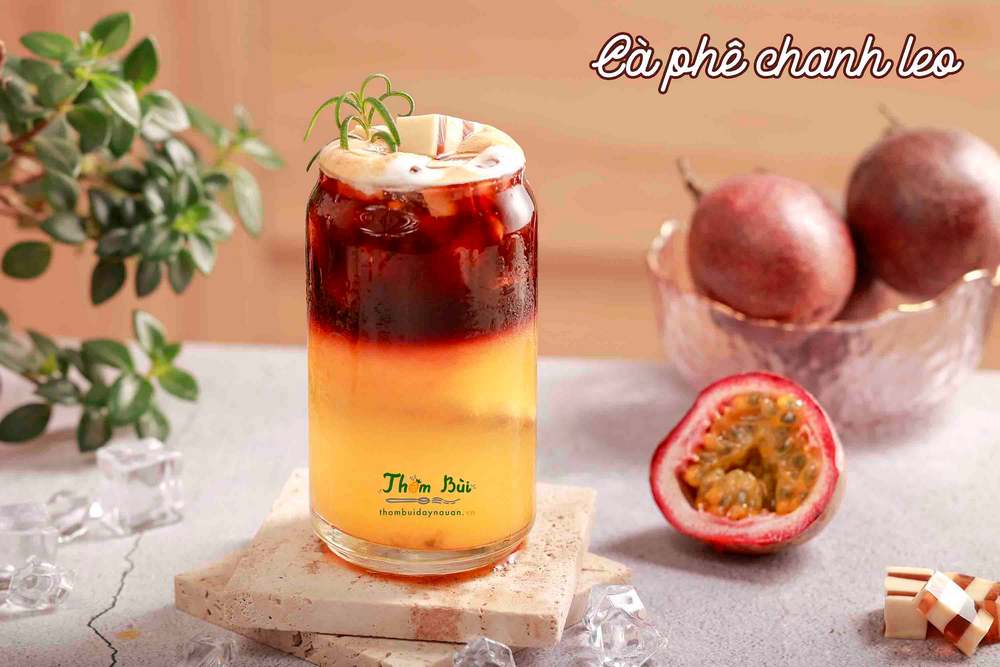 Đổi vị với món Cà phê chanh leo bao độc, lạ, ngon như quán