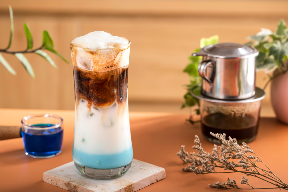 Cách pha Blue coffee cực ngon cực chất mà không phải ai cũng biết