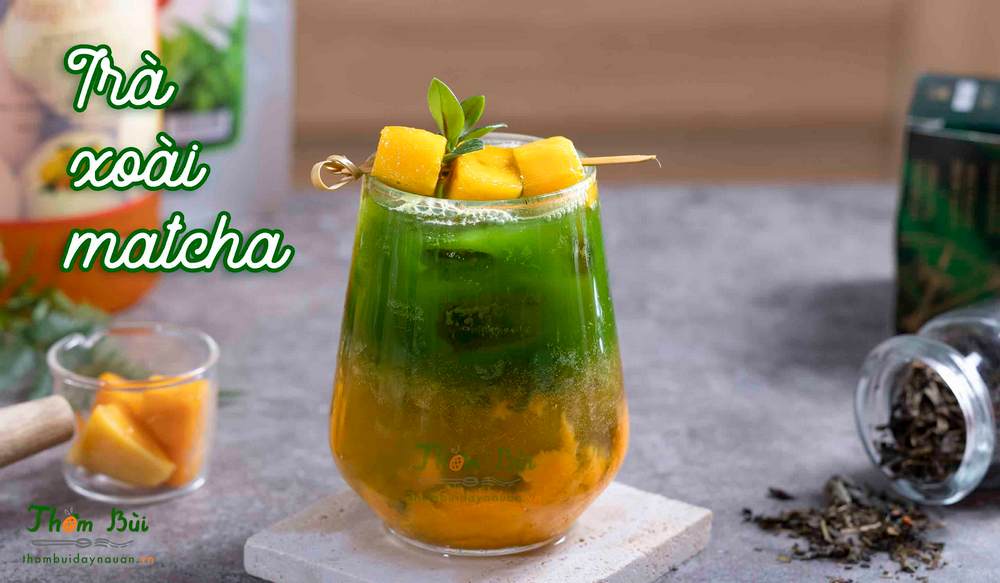 Mách bạn công thức pha Trà xoài matcha ngon nhất